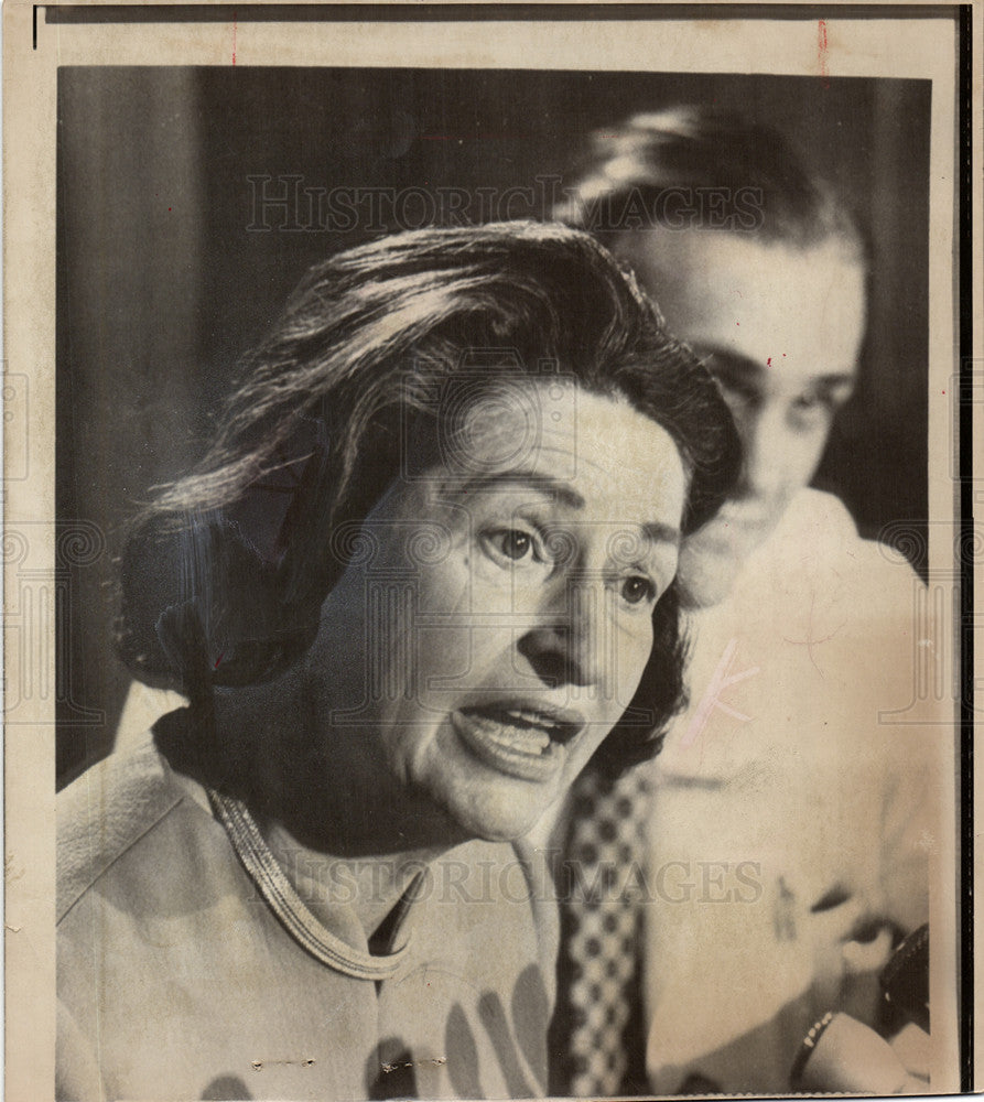 1972 Press Photo Mrs. Truman, Lady Bird Johnson - Historic Images