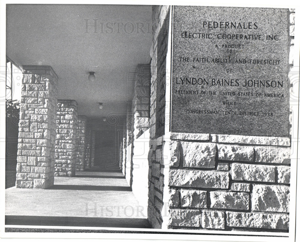 Press Photo Pedernales Electric Cooperative Texas - Historic Images