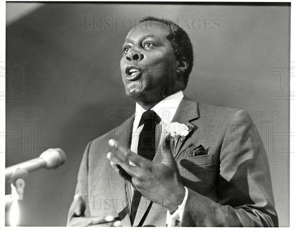 1981 Press Photo vernon jordan civil rights - Historic Images