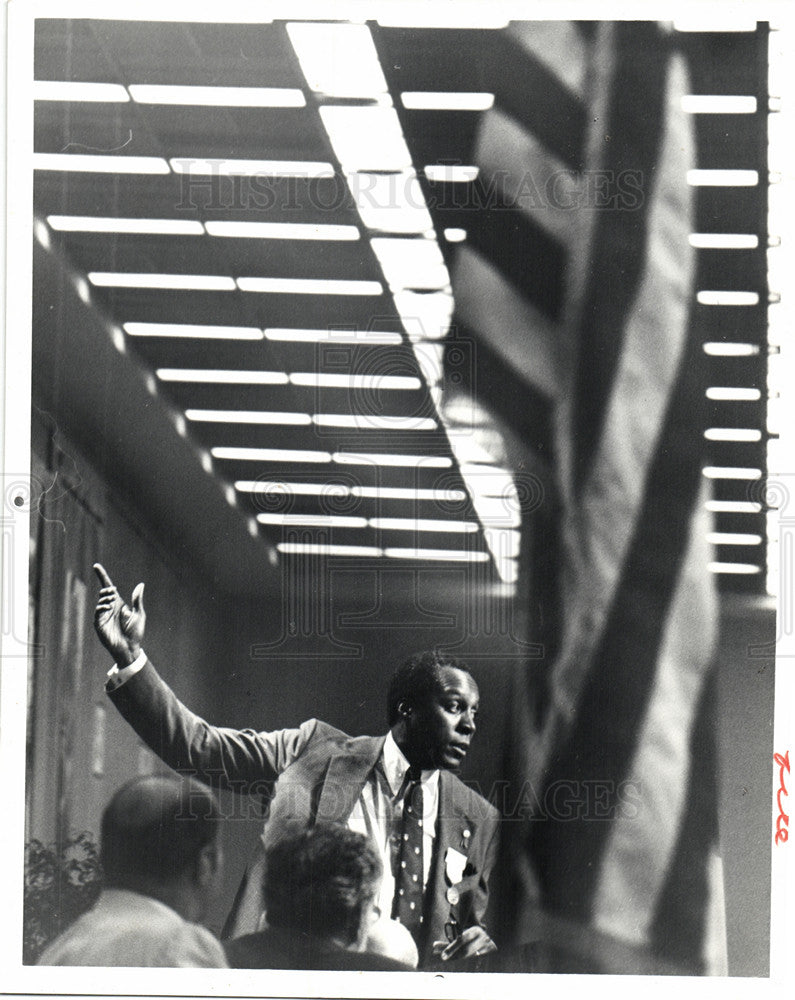 1981 Press Photo Vernon Jordan business executive - Historic Images