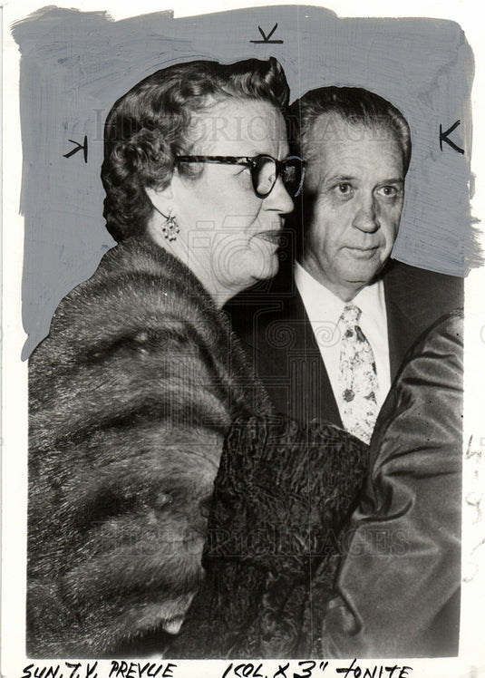 1954 Press Photo Jim Jordan actor Fibber McGee Peoria - Historic Images