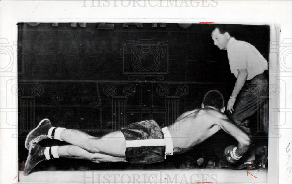 1958 Press Photo Don Jordan Welterweight Champion - Historic Images