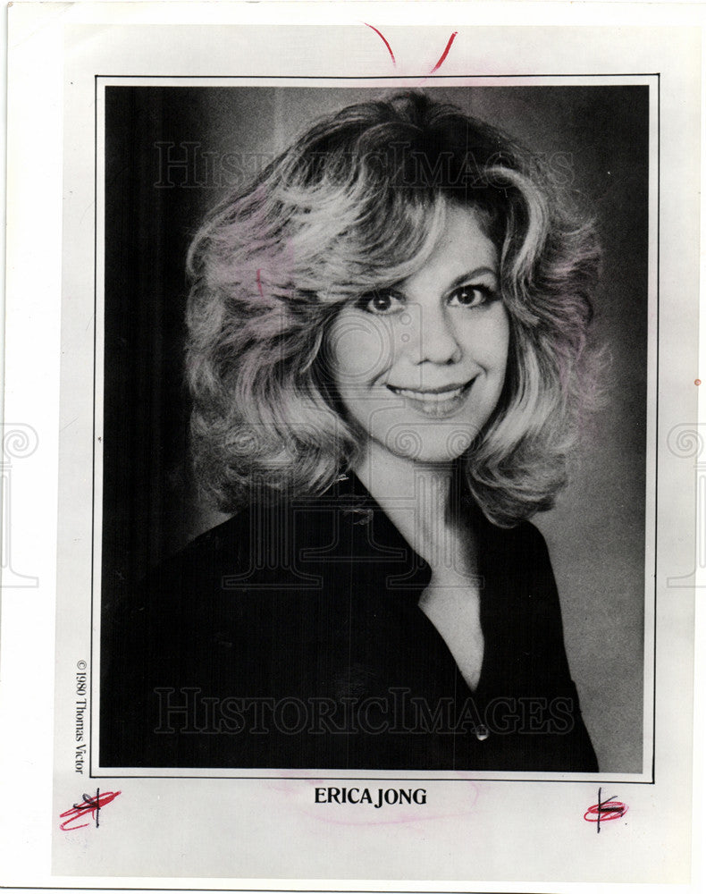 1989 Press Photo Erica Jong Author Teacher - Historic Images