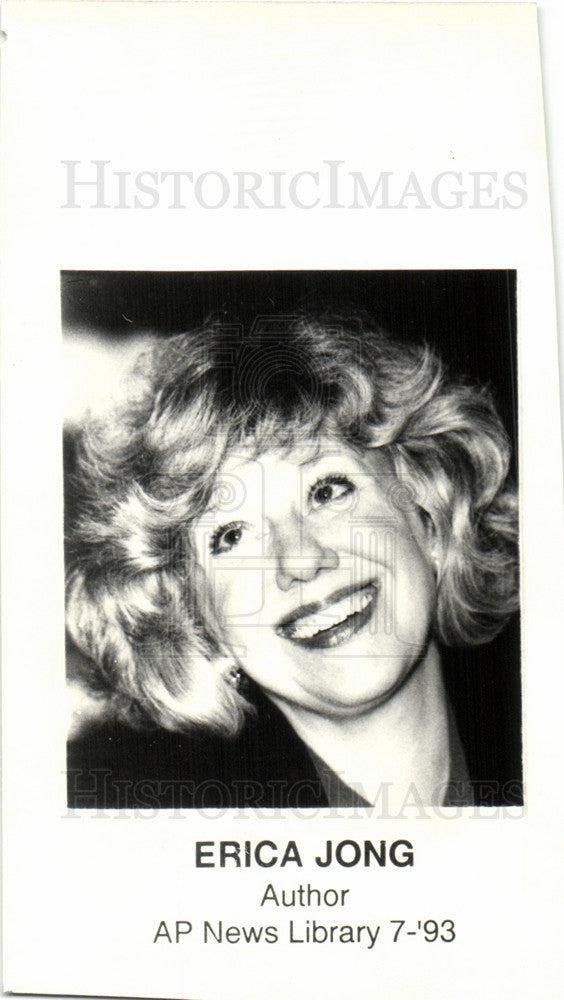 1988 Press Photo Erica Jong author Fear of Flying - Historic Images