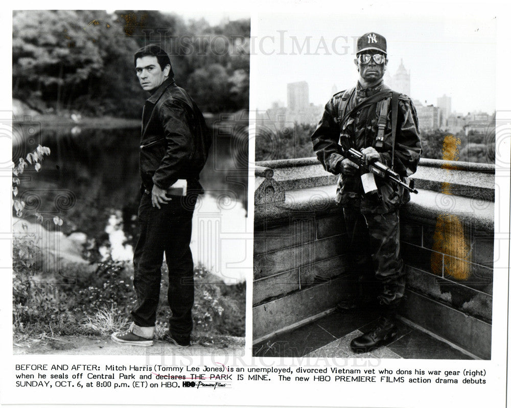 1985 Press Photo Tommy Lee Jones American actor. - Historic Images