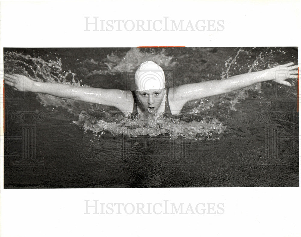 1978 Press Photo Sally Jones,Swimmer - Historic Images