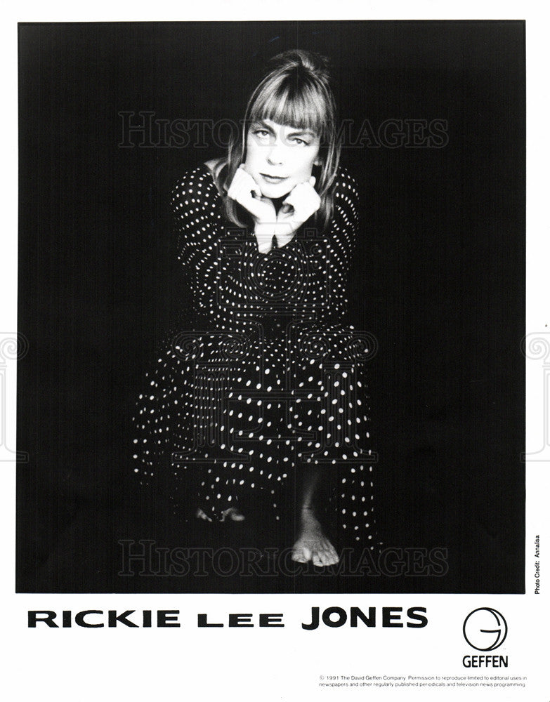Press Photo Rickie Lee Jones Americam Musician - Historic Images