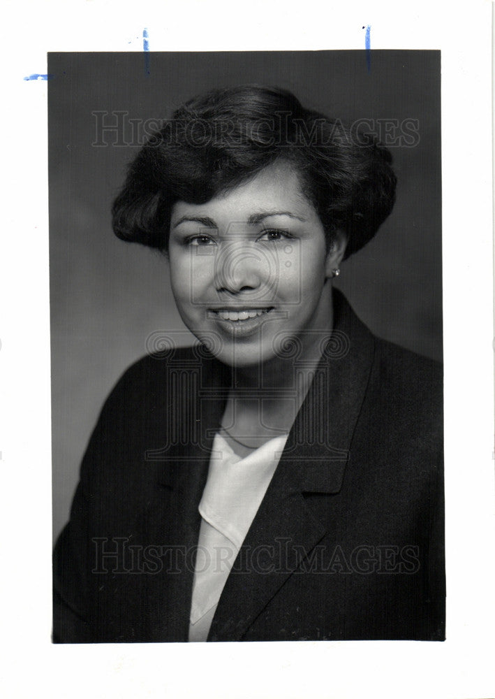 1988 Press Photo Michelle W Jones Strategic Plan - Historic Images