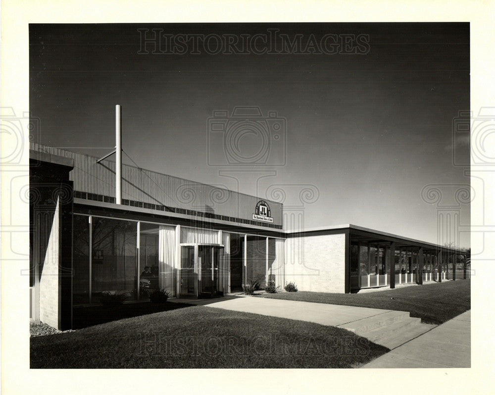 1958 Press Photo Jones Steel Warehouse - Historic Images