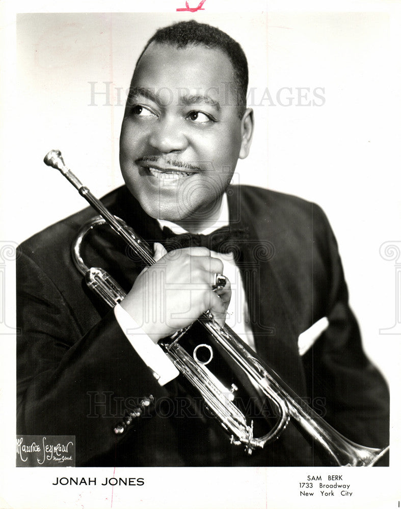 1965 Press Photo Jonah Jones, Jazz trumpetter - Historic Images