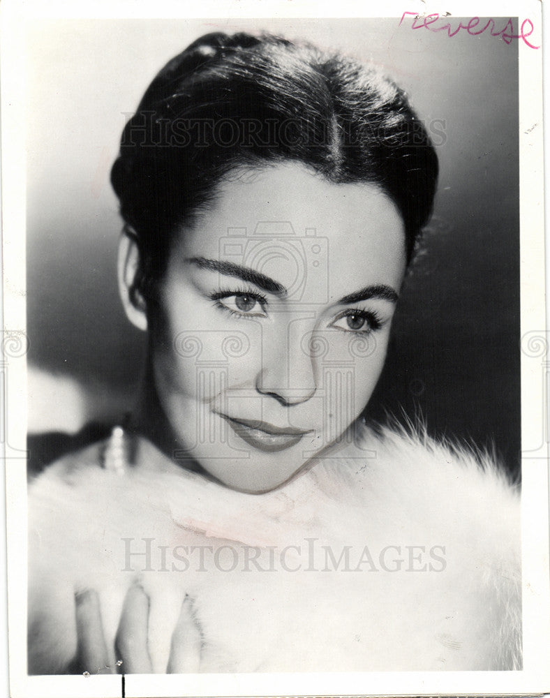 1963 Press Photo Jennifer Jones Actress - Historic Images