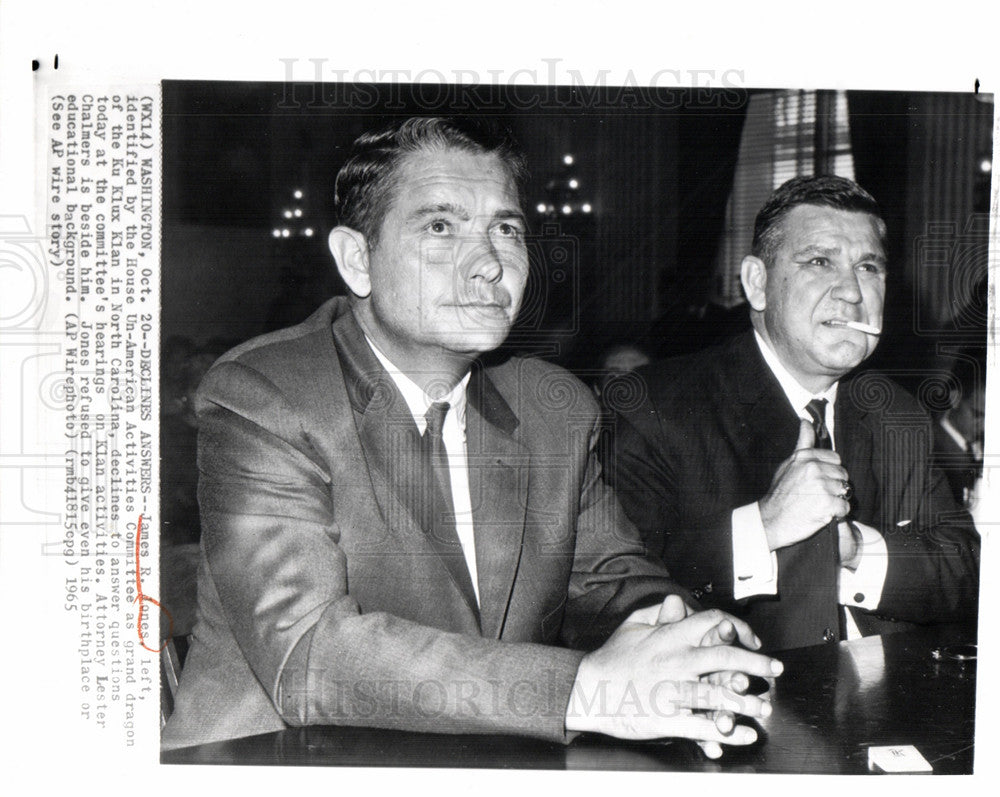 1965 Press Photo James R. Jones - Historic Images