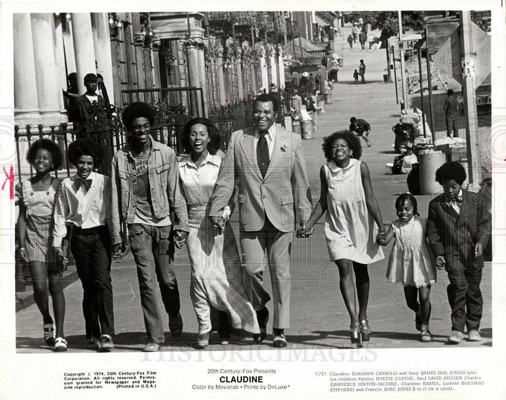 1974 Press Photo James Earl Jones American Actor - Historic Images