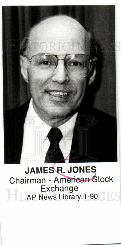 1990 Press Photo Jim Jones Lawyer Retired Congressman - Historic Images