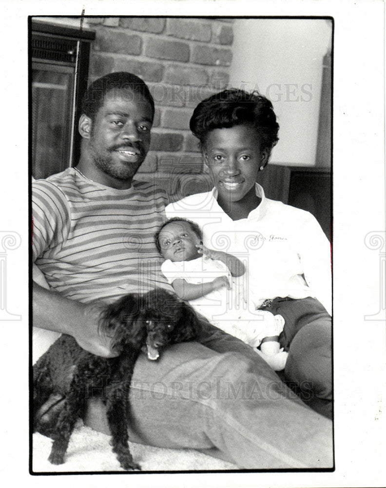 1987 Press Photo Sheila Jones Democrat representing - Historic Images