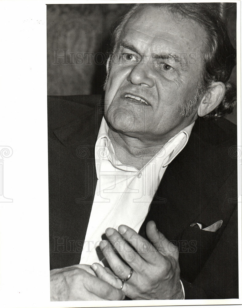 1975 Press Photo James Jones American Novelist Author - Historic Images