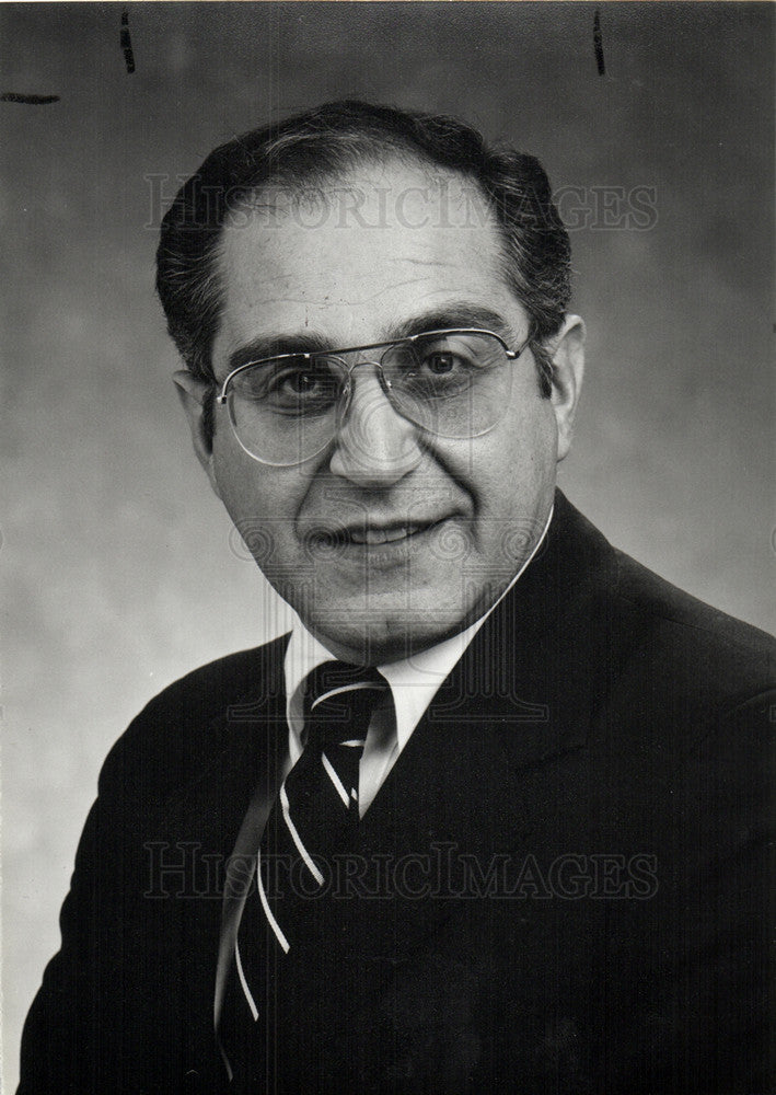 1989 Press Photo Harry Kalajian Michigan Bell Ameritech - Historic Images