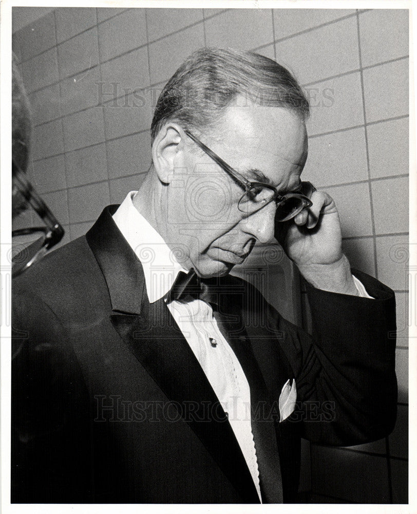 1962 Press Photo Edgar F. Kaiser Canadian financier - Historic Images