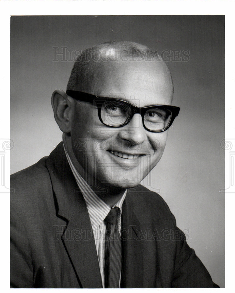 Press Photo Dave Kaiser, rose bowl, 1956, michigan - Historic Images