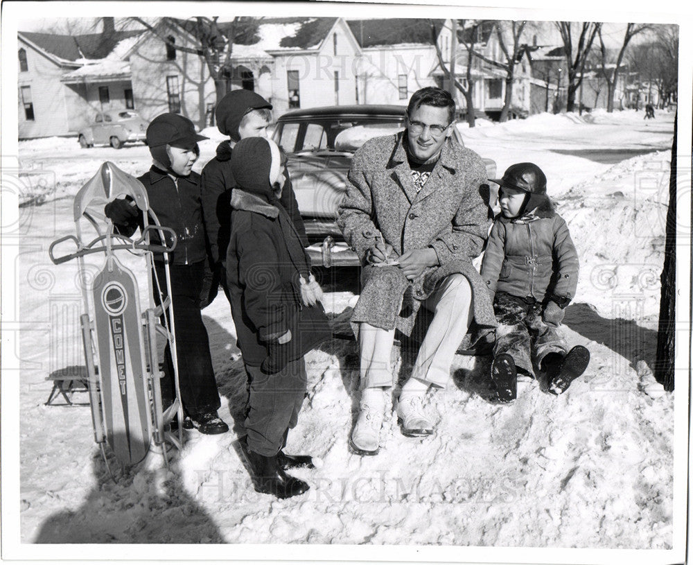 1959 Press Photo Michigan State Hero Dave Kaiser - Historic Images