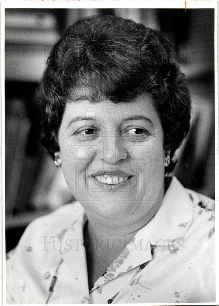 1980 Press Photo Eva Kahana Sociologist Gerontology - Historic Images