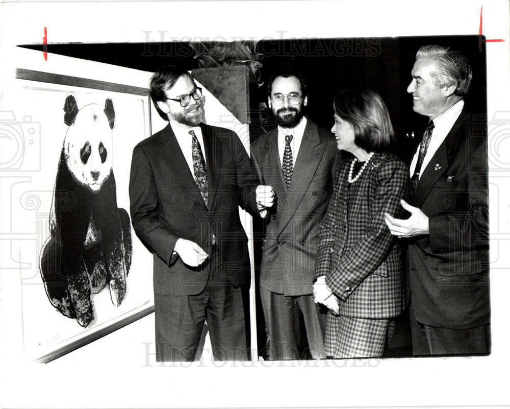 1995 Press Photo Ran Kagan zoo director - Historic Images