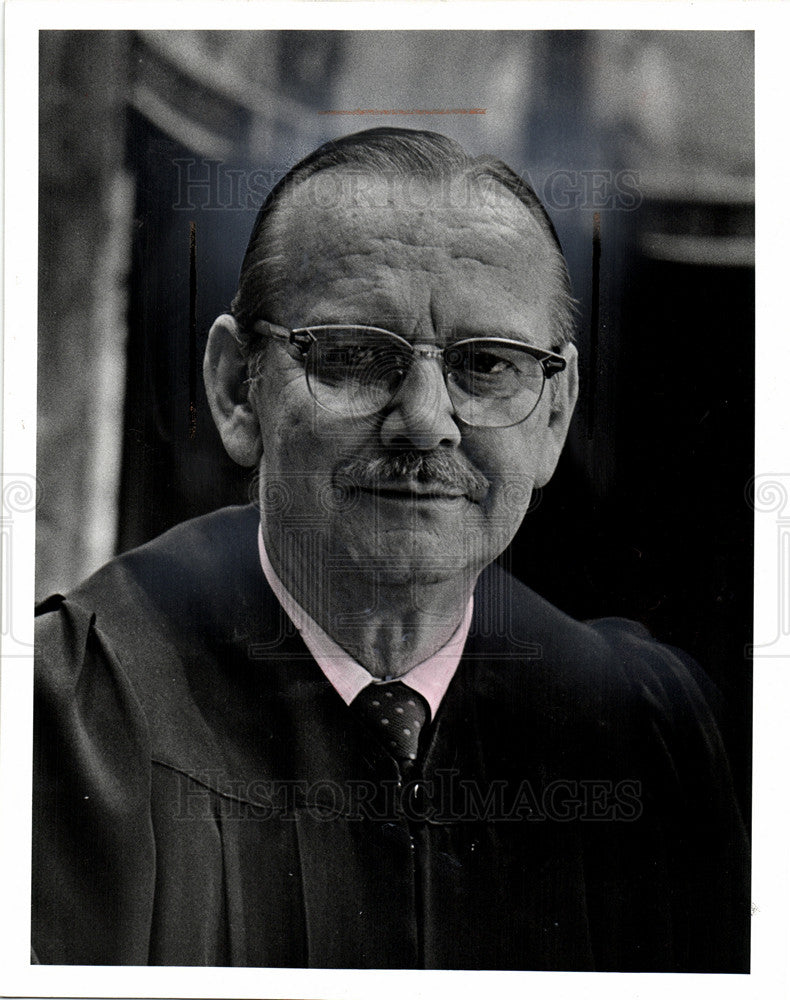 1979 Press Photo Frederick William Kaess judge USA - Historic Images