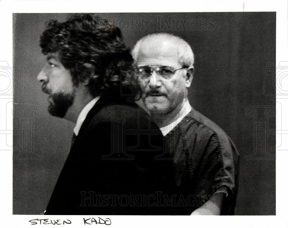 1991 Press Photo Steven Kado kidnapping murder sentence - Historic Images