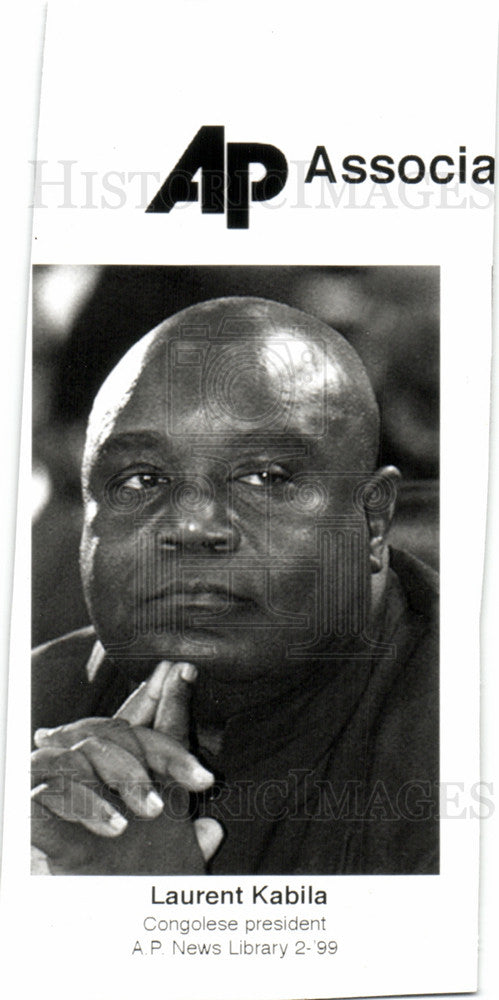 Press Photo Laurent Kabila President - Historic Images