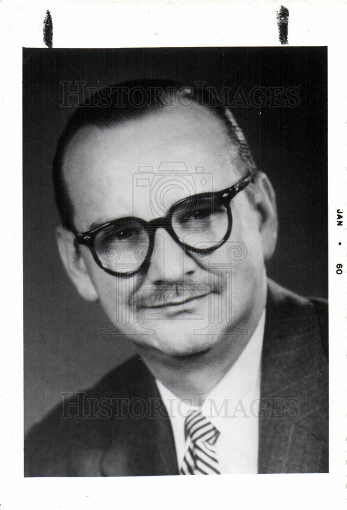 1960 Press Photo Fred W Kaesss judge - Historic Images