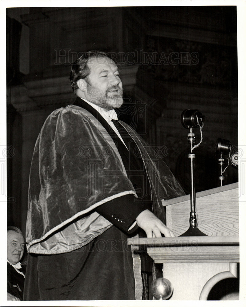 1958 Press Photo James Robertson Univ Edinburgh rector - Historic Images