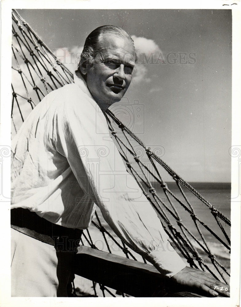 1959 Press Photo Curt Jurgens Ship Tamango Fox Theatre - Historic Images