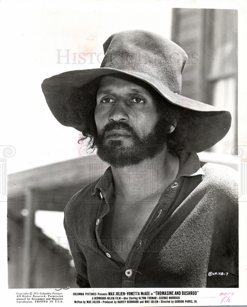 1974 Press Photo Max Julien American actor - Historic Images