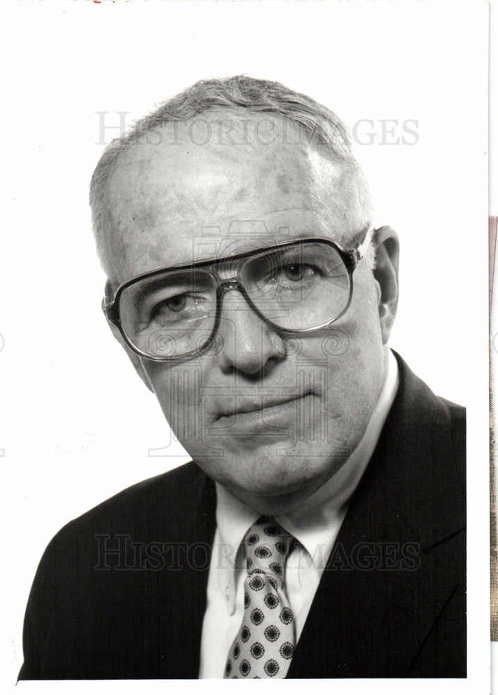 1987 Press Photo Frank Judge American poet. - Historic Images