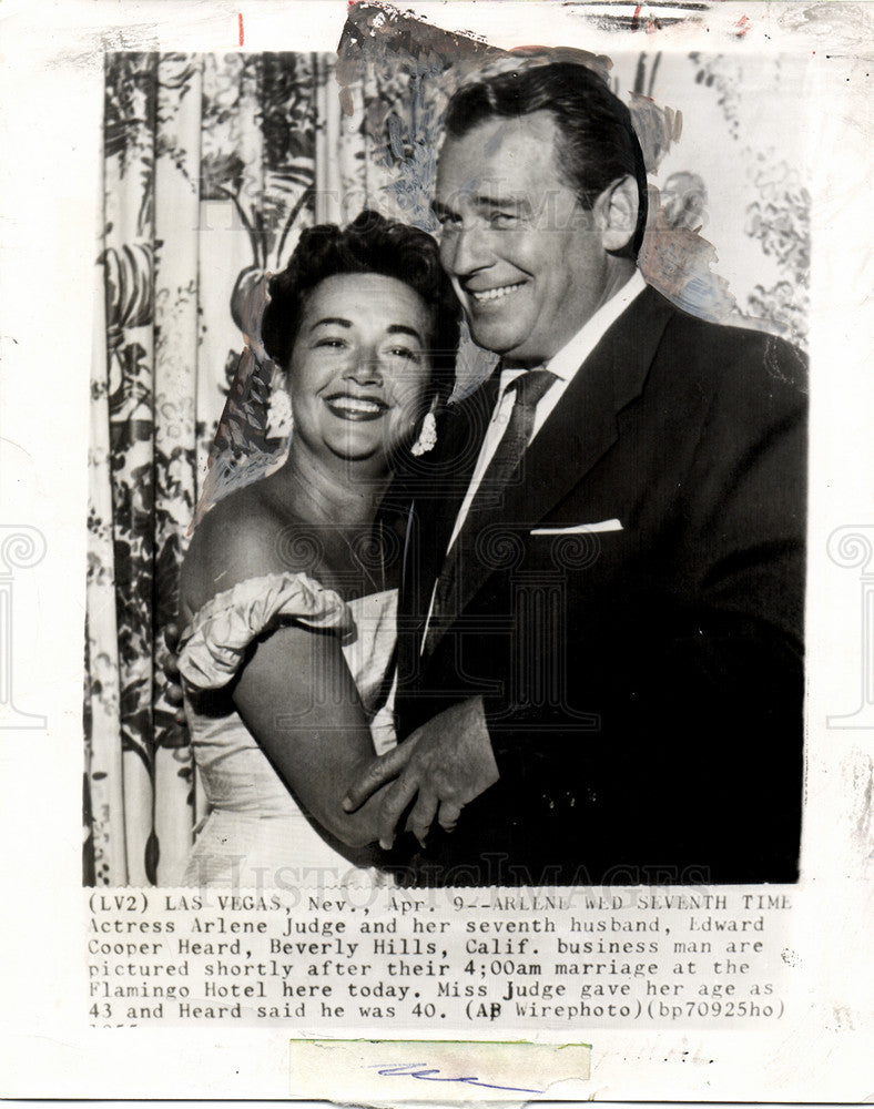 1955 Press Photo Arline Judge American actress - Historic Images