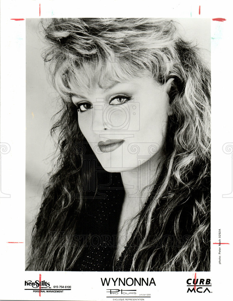 1992 Press Photo Wynonna Judd American music singer - Historic Images