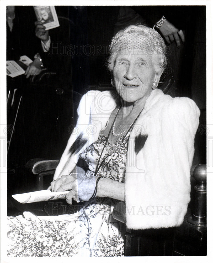 Press Photo Mrs. Henry B. Joy - Historic Images