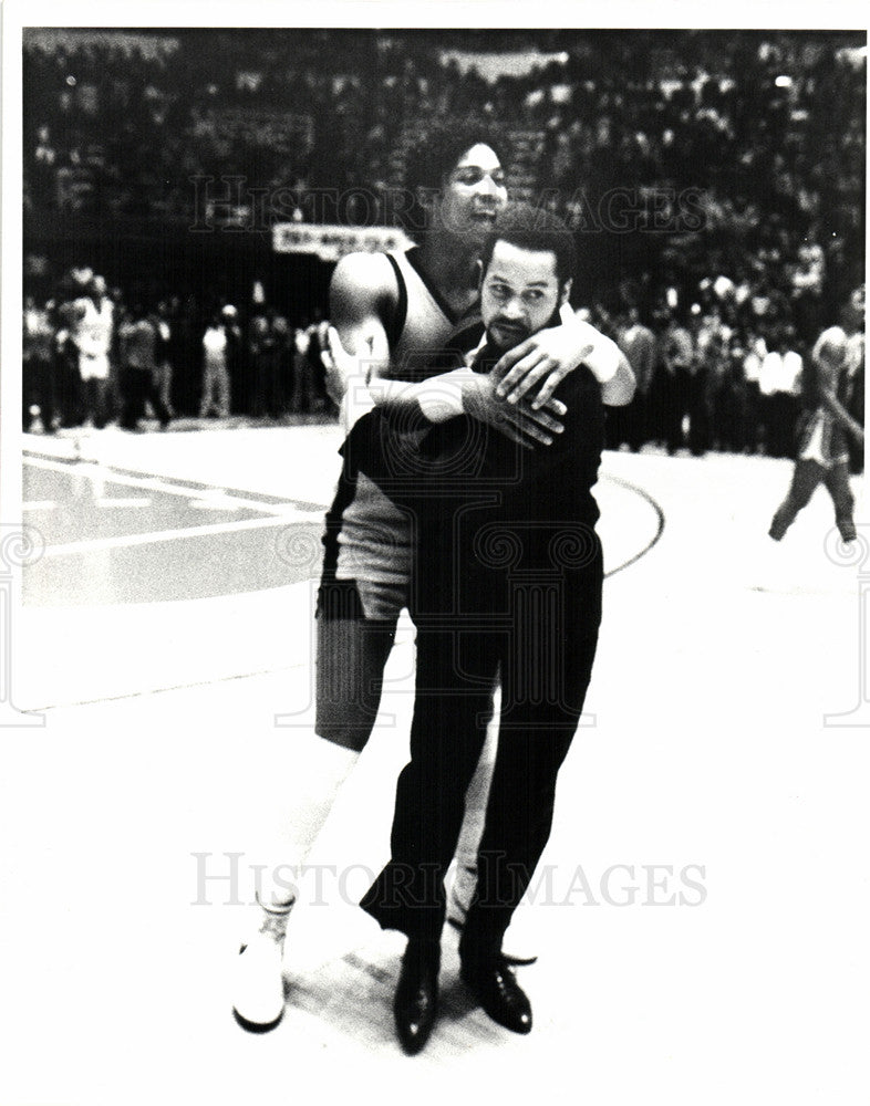 Press Photo Basketball Star Antoine Joubert - Historic Images