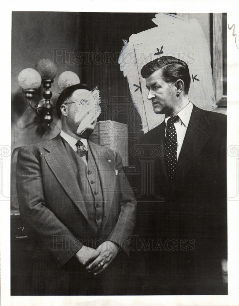 1952 Press Photo Jay Josteyn district attorney - Historic Images