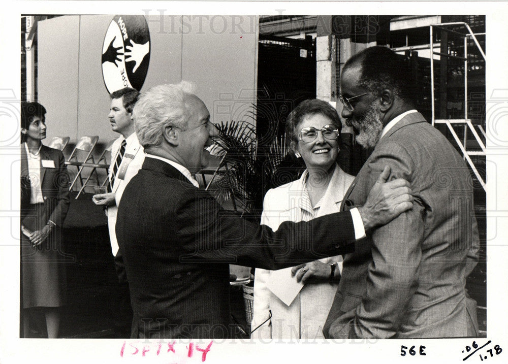 1985 Press Photo Eleanor Josaitis co-founder Focus HOPE - Historic Images