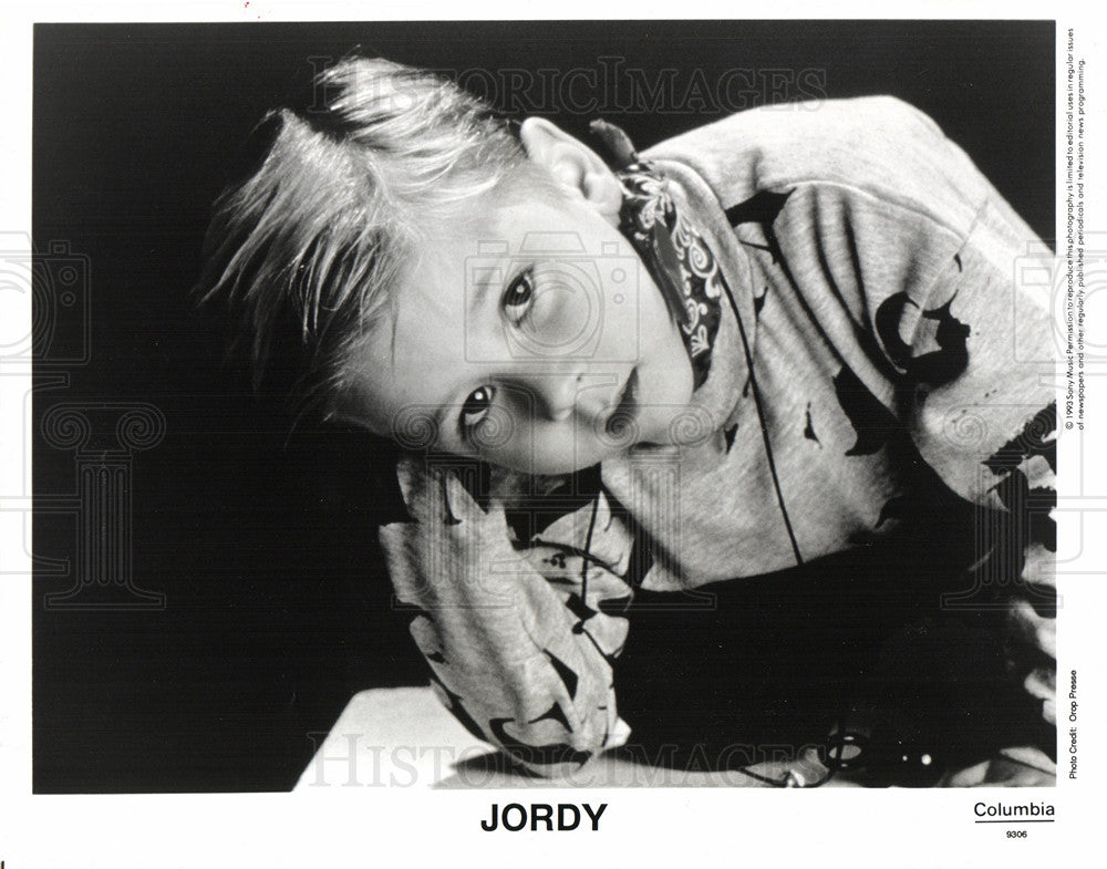 1998 Press Photo Jordy French young singer - Historic Images