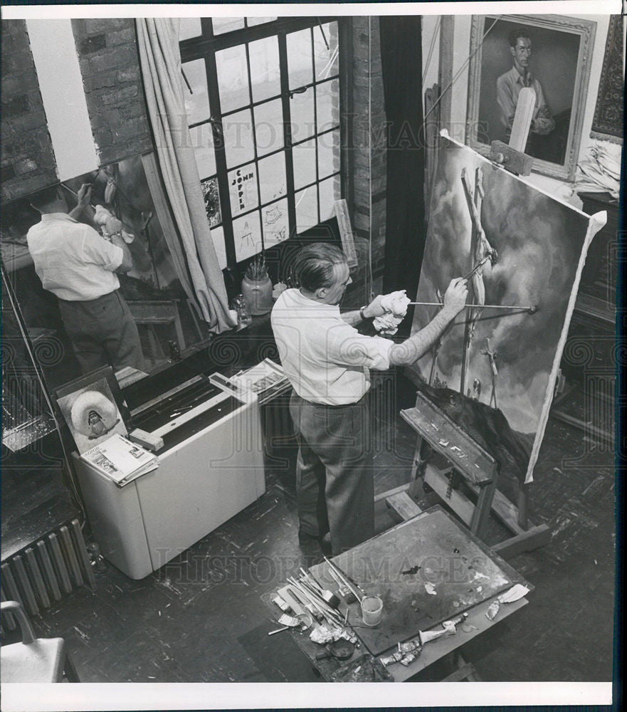 Press Photo Scarab Club Detroit Michigan historic - Historic Images