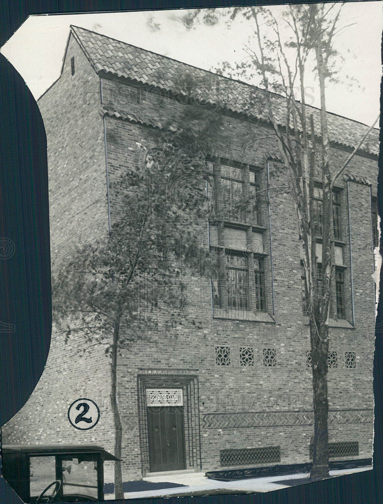 1928 Press Photo Scarab Club Detroit Michigan historic - Historic Images