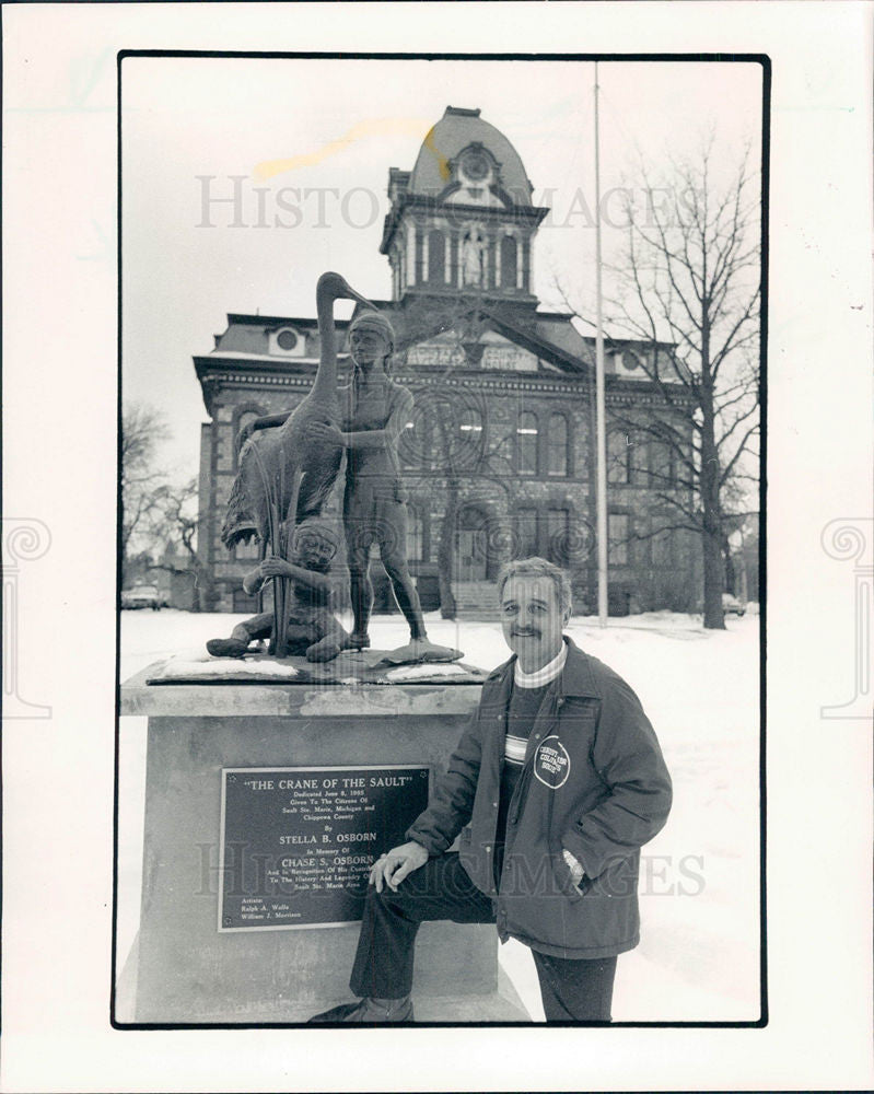 1991 Press Photo Backer,battle - Historic Images