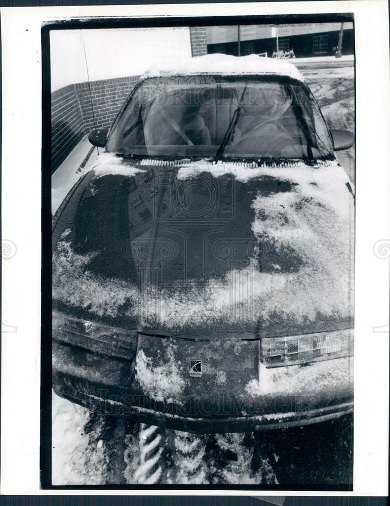 1990 Press Photo Saturn Auto Car General Motors Vehicle - Historic Images
