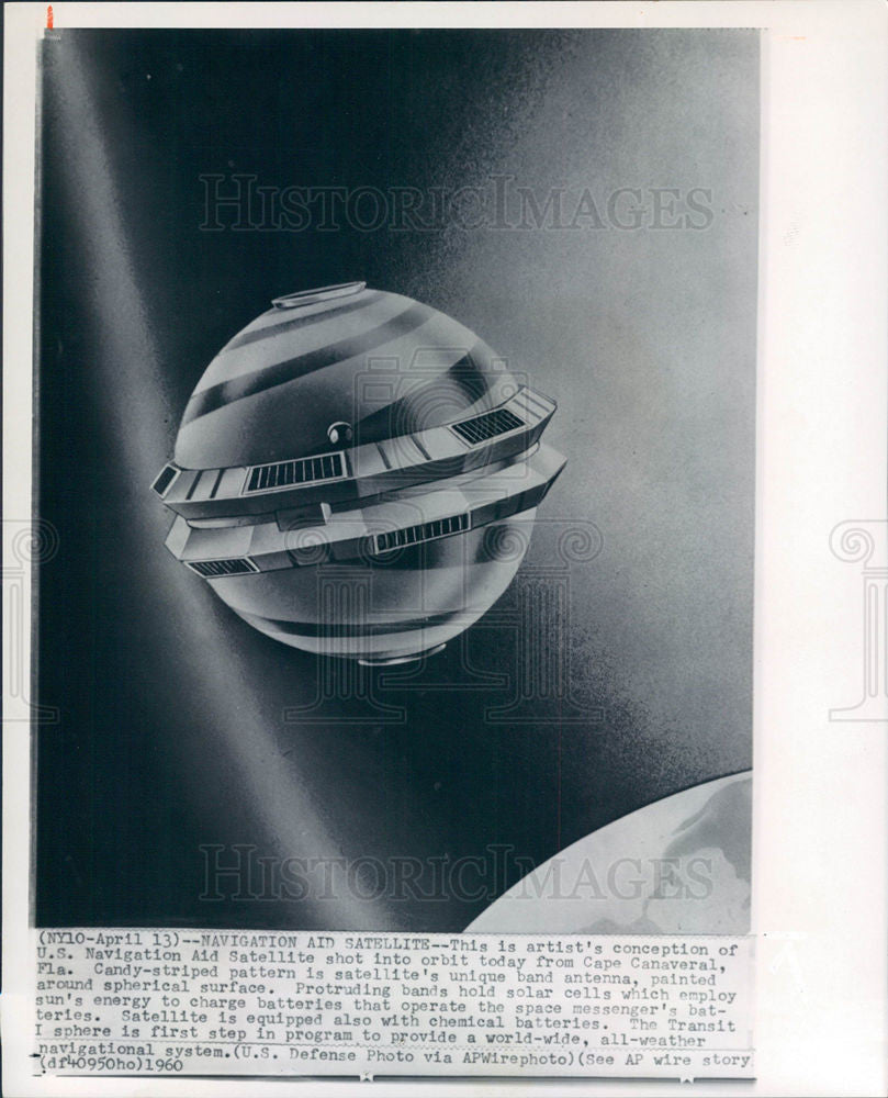 1960 Press Photo u.s. navigation aid cape canaveral - Historic Images