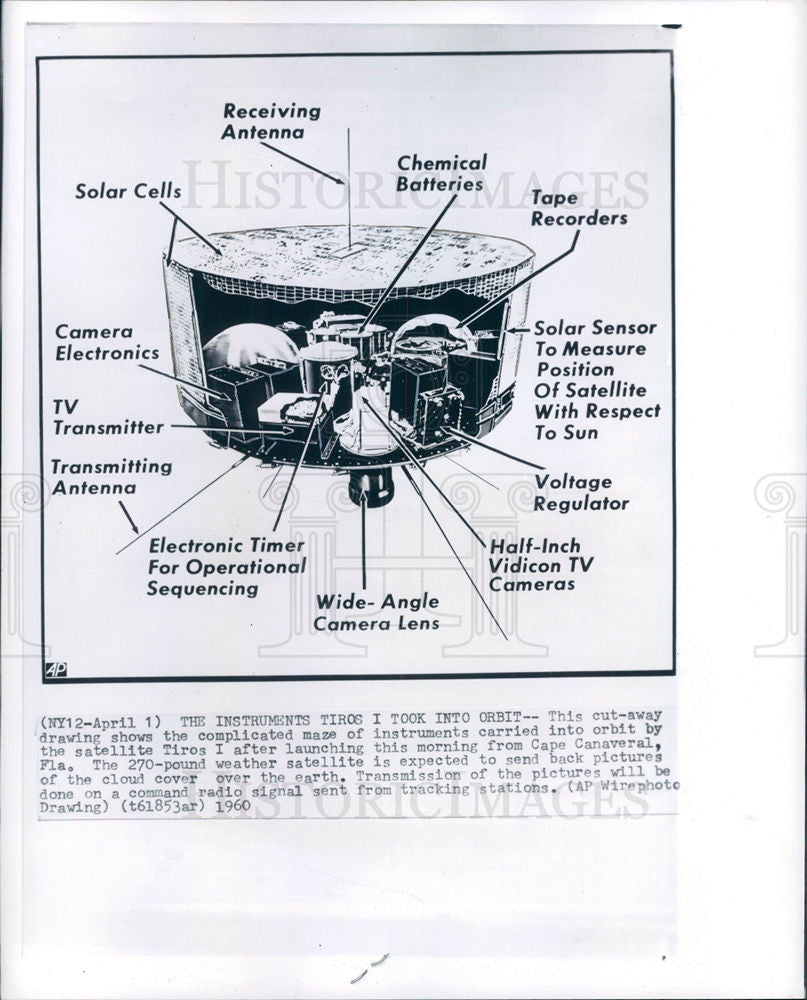 1950 Press Photo Satellite Antenna Communication Rocket - Historic Images