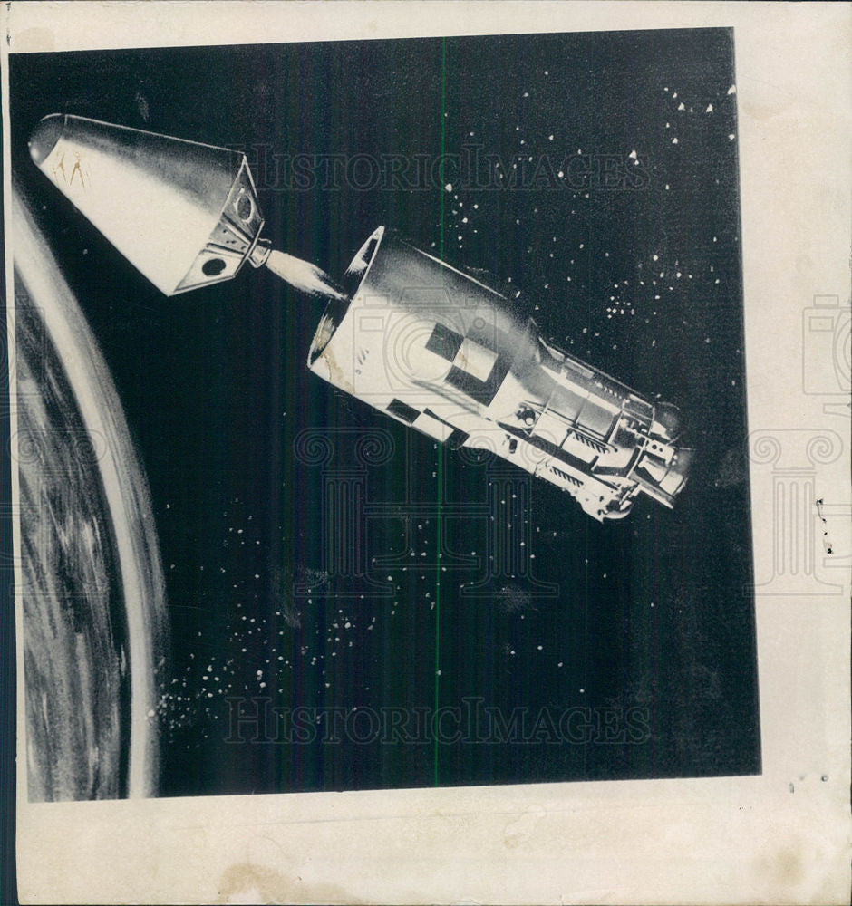 1960 Press Photo Satellite - Historic Images