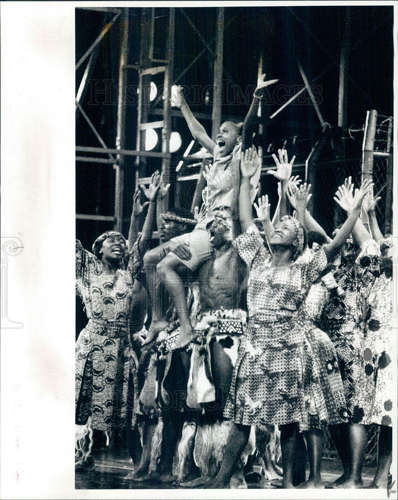 1990 Press Photo Sarafina South African musical - Historic Images