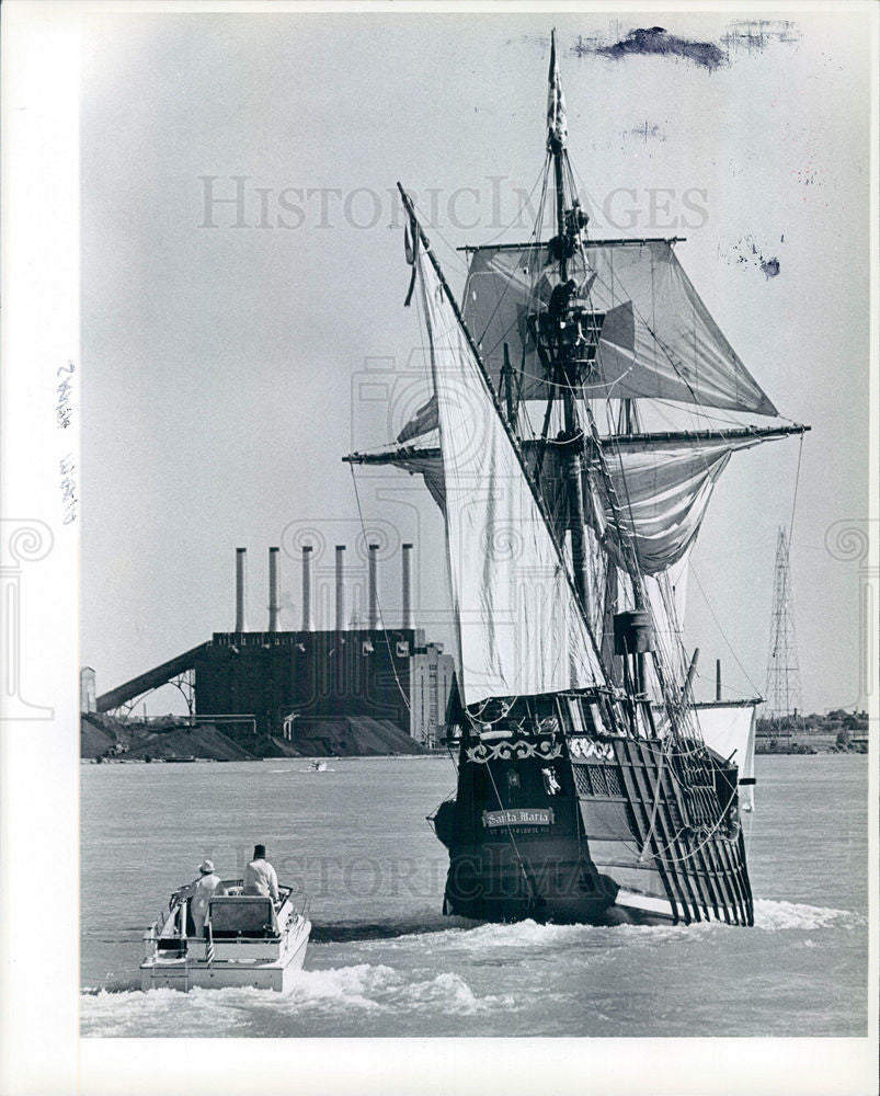 1978 Press Photo Santa Maria ship U.S. Industry - Historic Images